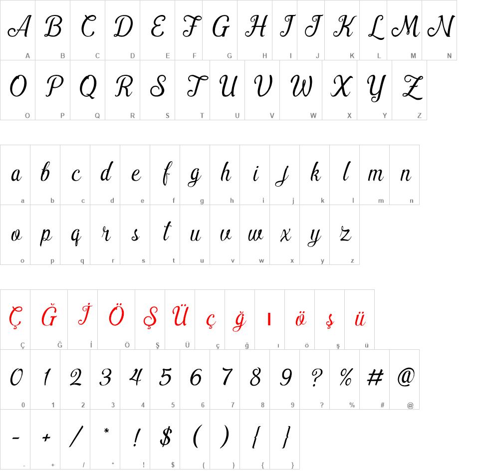 Pamega Script font